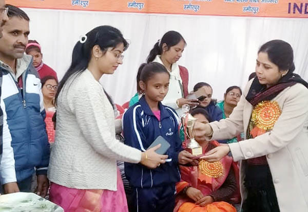 Aarushi and Sachindra became district champions in the race