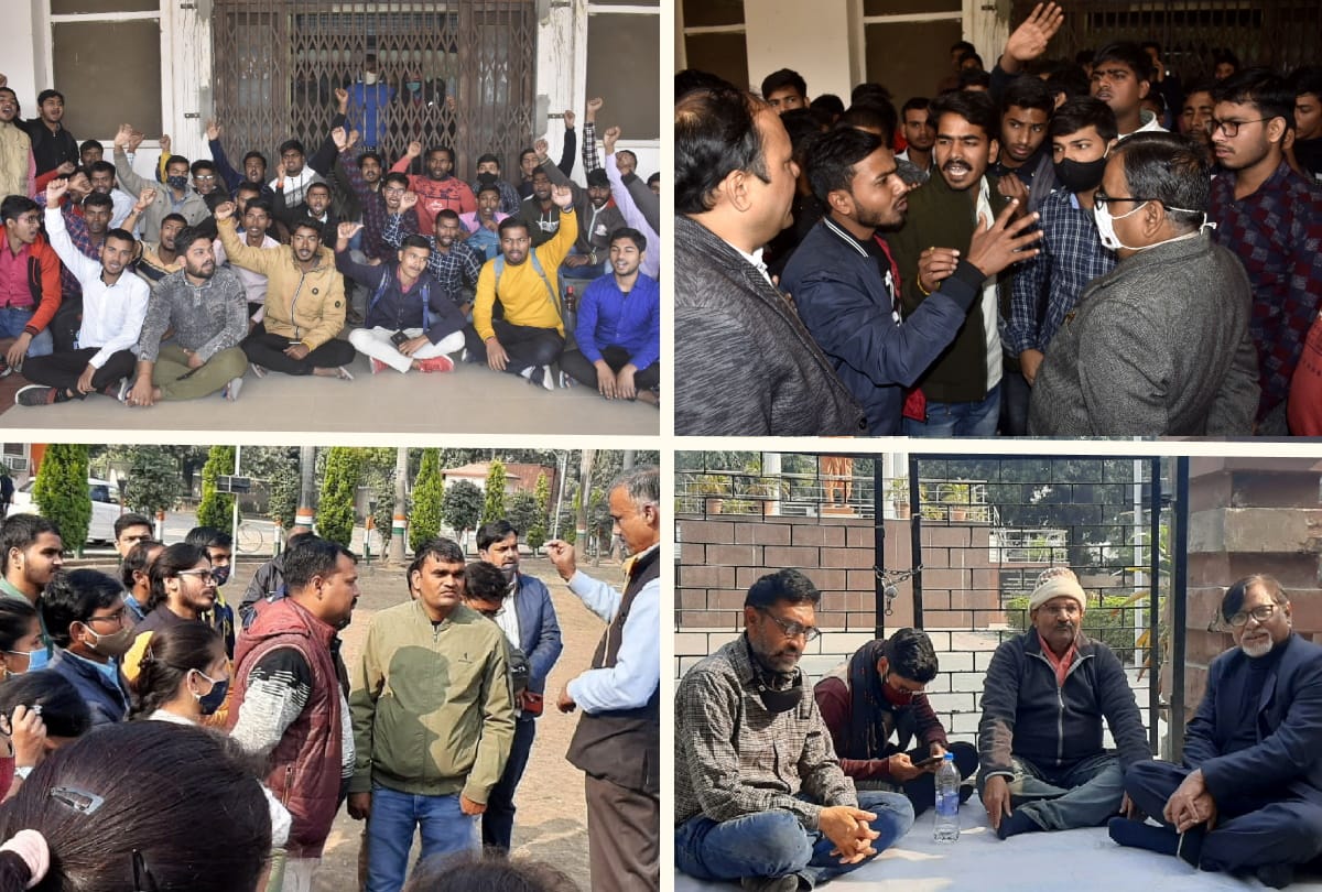 Gorakhpur University protest Professor Kamlesh and students created ruckus in ddu