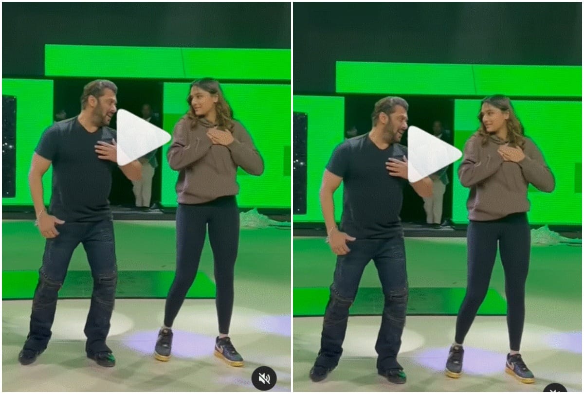Salman Khan's dance video with girl viral