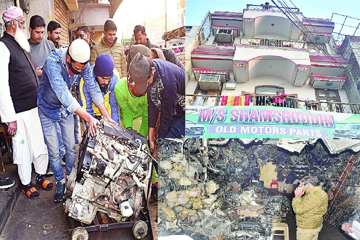 Meerut News: Police raid in Sotiganj and Engines of 16 luxury vehicles including Fortuner recovered