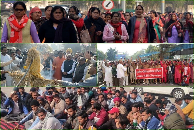 people in haryana are not following covid guideline