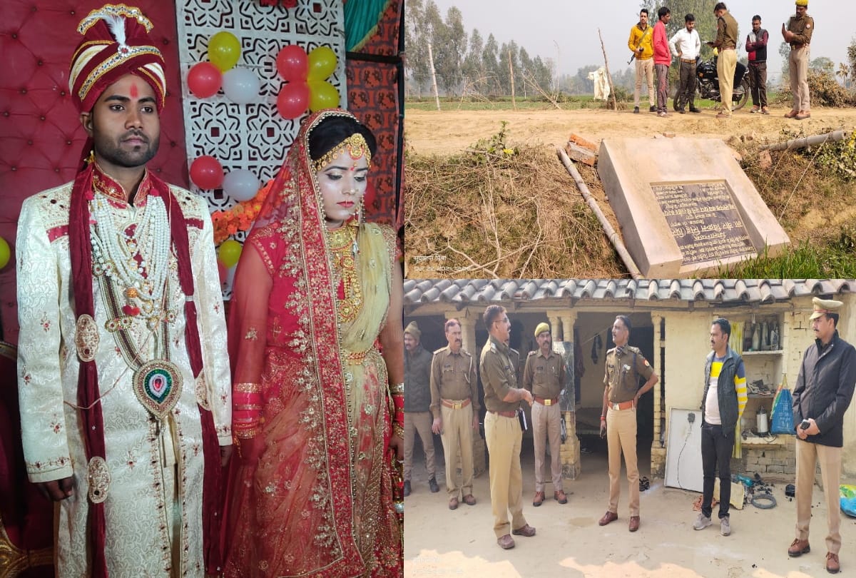 Shahjahanpur stone of laying foundation fallen firing in dispute one wan died