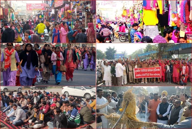 people in haryana are not following covid guideline