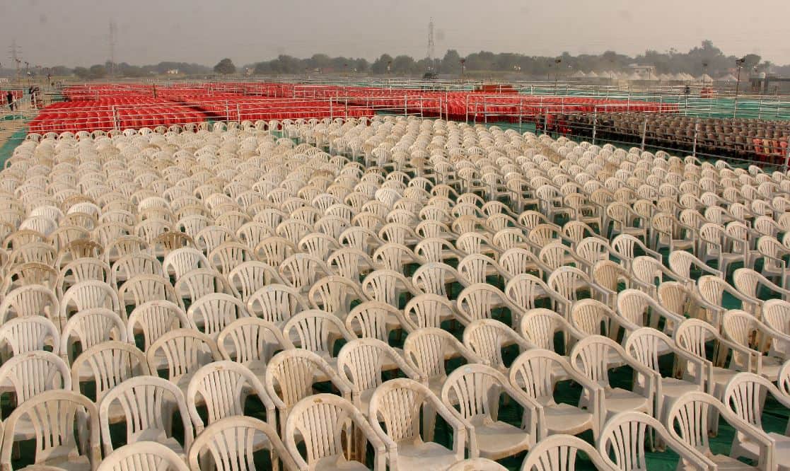 PM Modi visit Varanasi More than two lakh chairs were set up at karkhiyaon  rally place  RTO  1500 vehicles