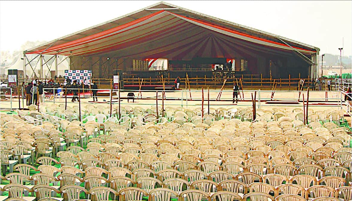 PM Modi visit Varanasi More than two lakh chairs were set up at karkhiyaon  rally place  RTO  1500 vehicles