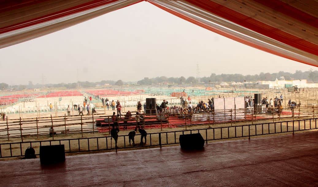 PM Modi visit Varanasi More than two lakh chairs were set up at karkhiyaon  rally place  RTO  1500 vehicles