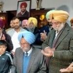 डिप्टी सीएम सुखजिंदर सिंह रंधावा की मौजूदगी में कार्यभार संभालते बलदेव सिंह सरां।