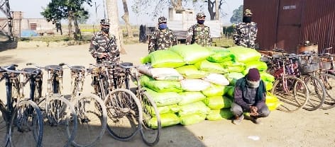 32 sacks of manure recovered by SSB, one carrier caught