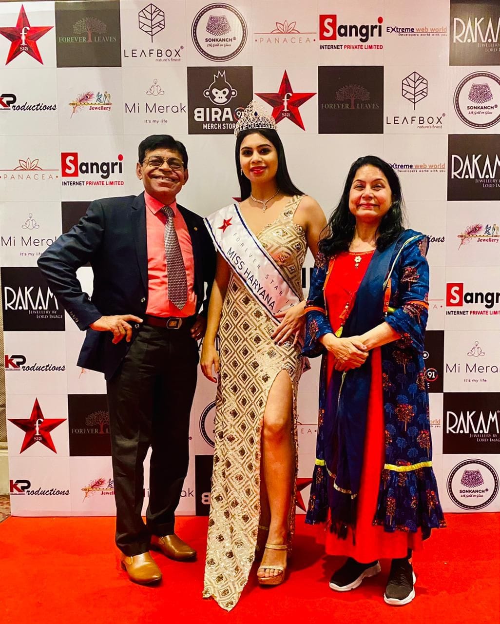 Shruti Chotani, a resident of Sector-13, became Miss Haryana