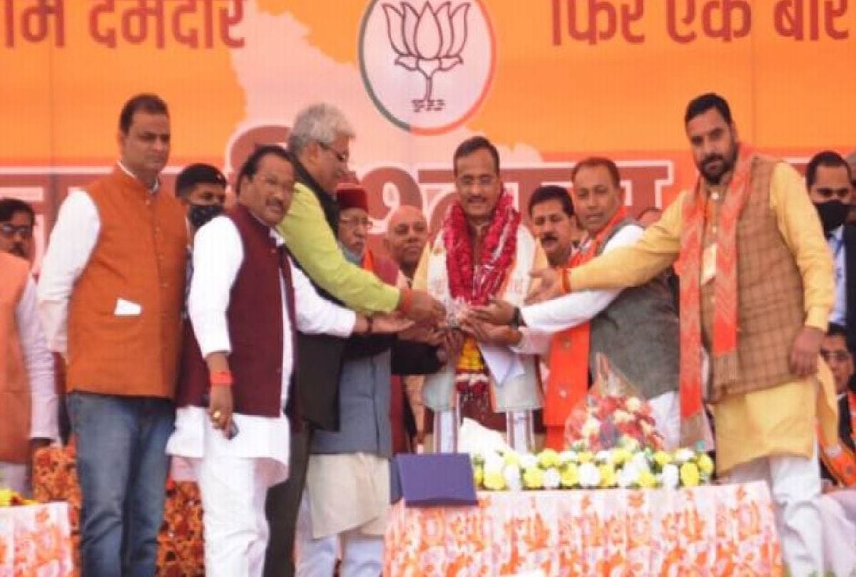 Bjp Jan Vishwas Yatra In Firozabad Up Deputy Chief Minister Dinesh Sharma Attacks On Bsp Sp And Congress