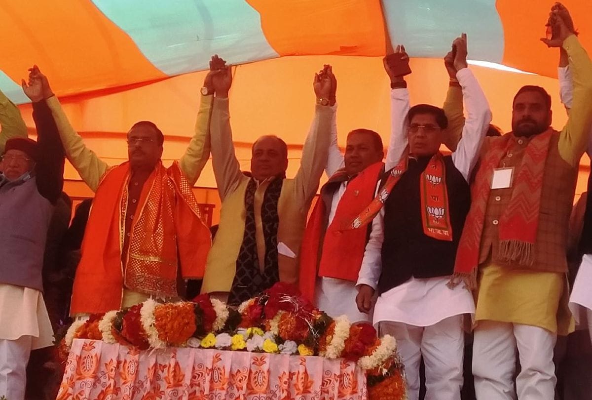 Bjp Jan Vishwas Yatra In Firozabad Up Deputy Chief Minister Dinesh Sharma Attacks On Bsp Sp And Congress