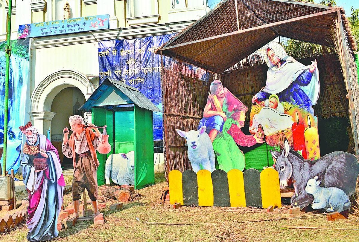 Christmas 2021 Four Century Old Historical Akbar Church In Agra