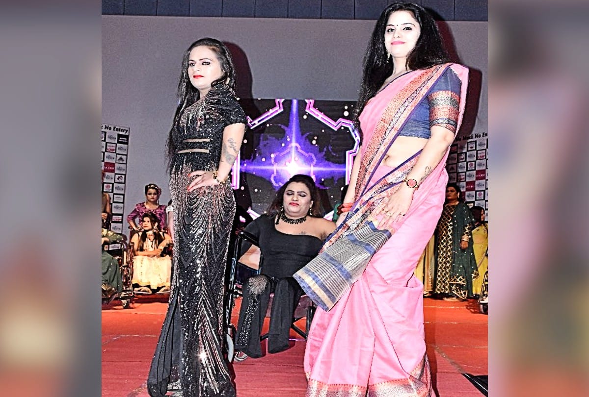 transgenders and divyangs performed catwalk in fashion show in agra
