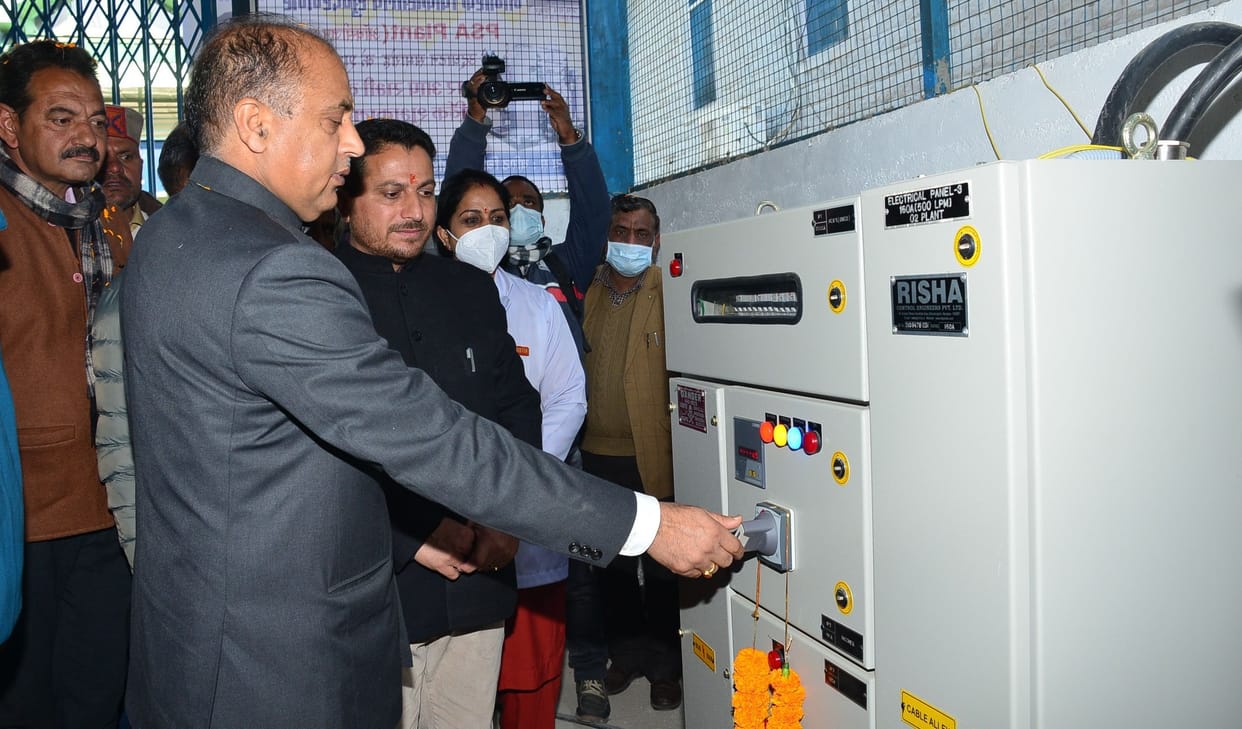 500 liters of oxygen will be ready in a minute in Sundernagar