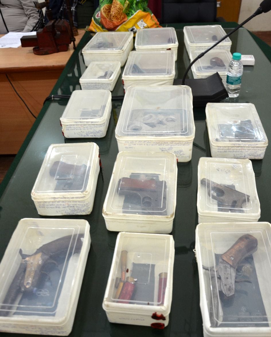 Firearm factory caught in the forest of village Malira, two arrested