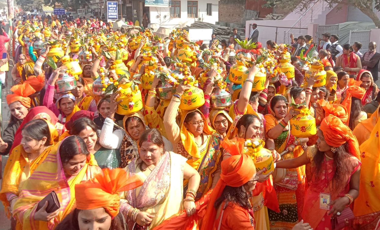 Faith in the grand Kalash Yatra