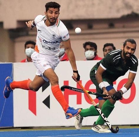 Mandeep Mor played an important role in defeating Pakistan's hockey team