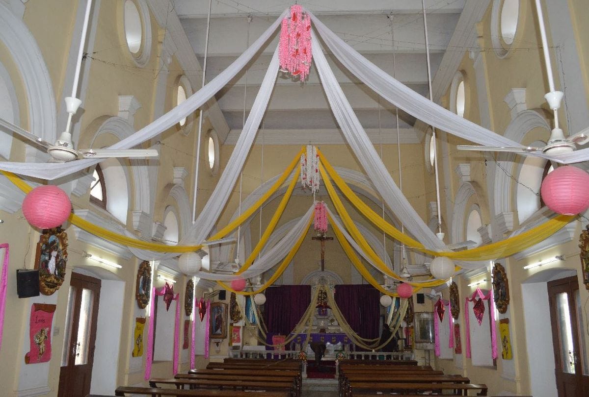 Christmas 2021 Four Century Old Historical Akbar Church In Agra