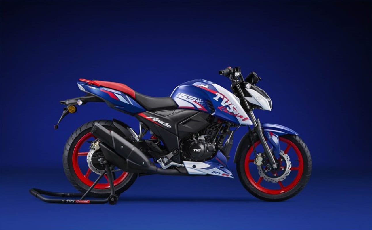 tvs apache rtr 165 rp price in india TVS Motor Company launches Apache RTR 165 RP motorcycle under its Race Performance RP series