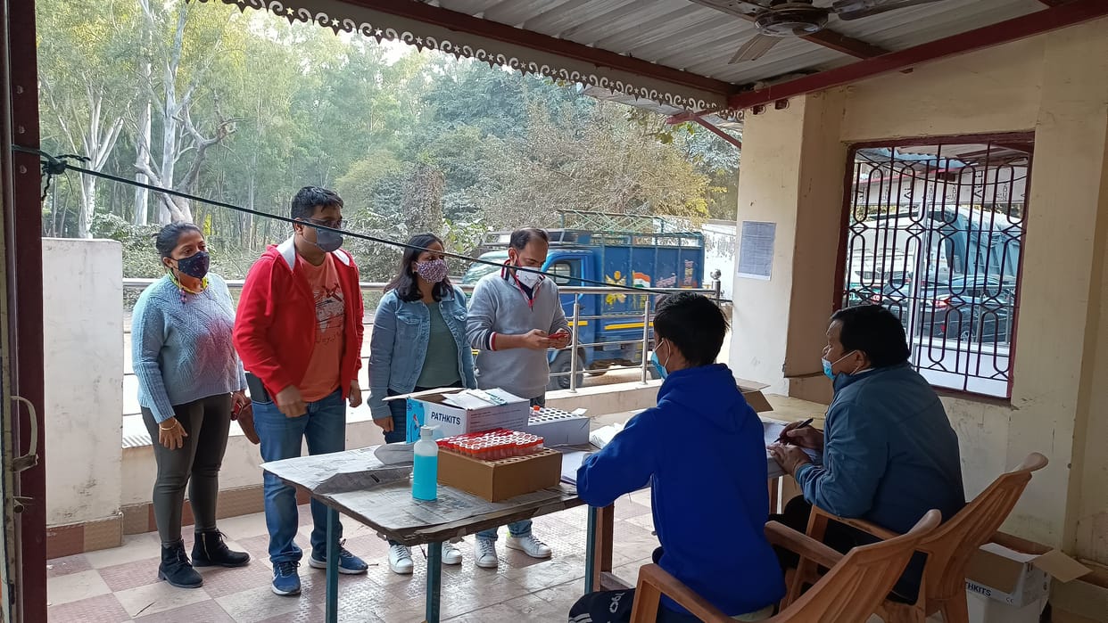 Sampling started at UP border and Chilarkhal checkpost