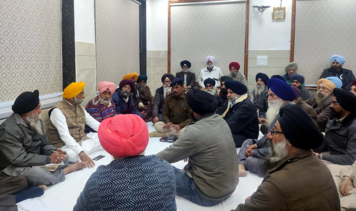 Police numbers will be written in Gurudwara premises