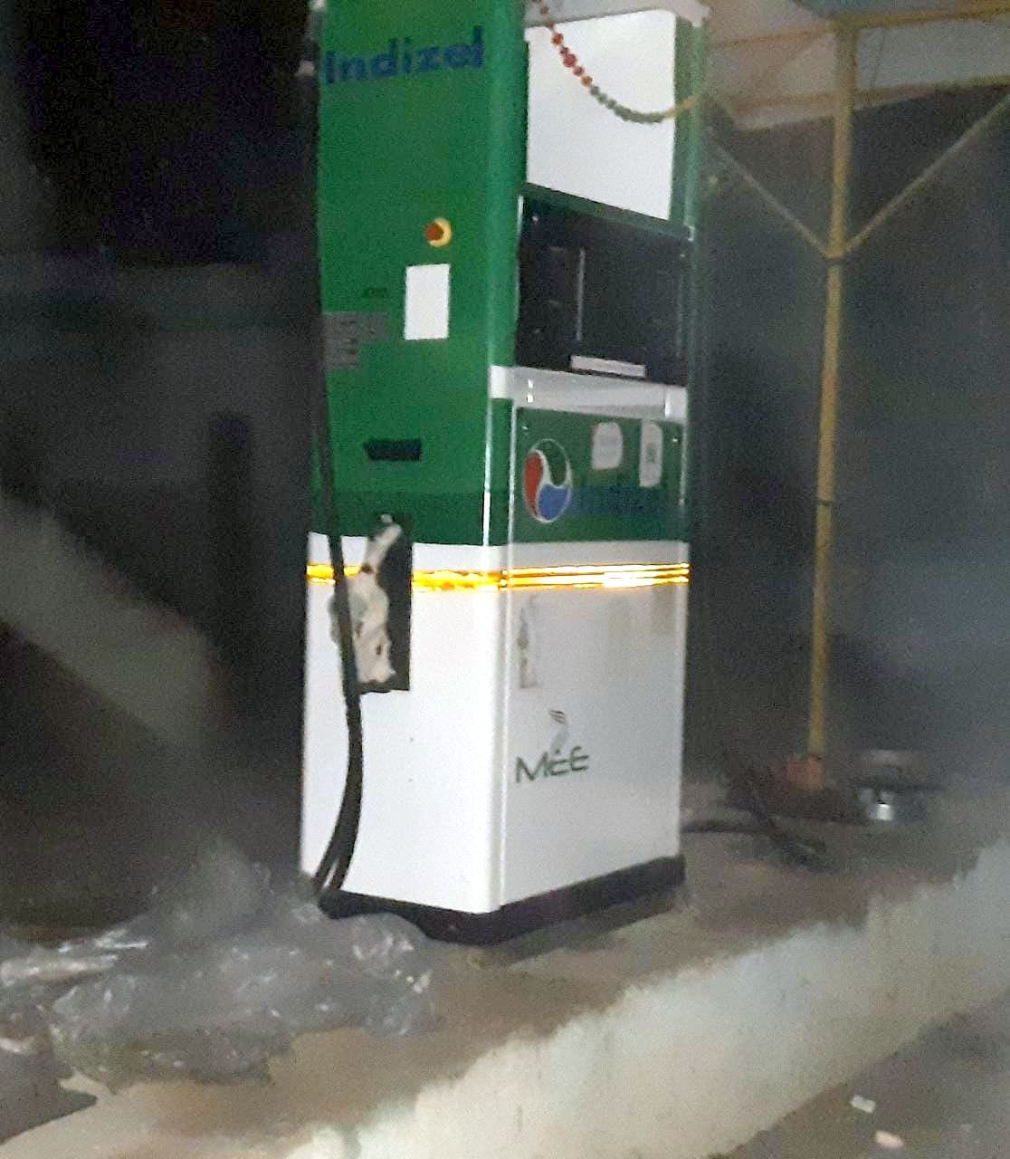 Illegal petrol pump raided, report filed