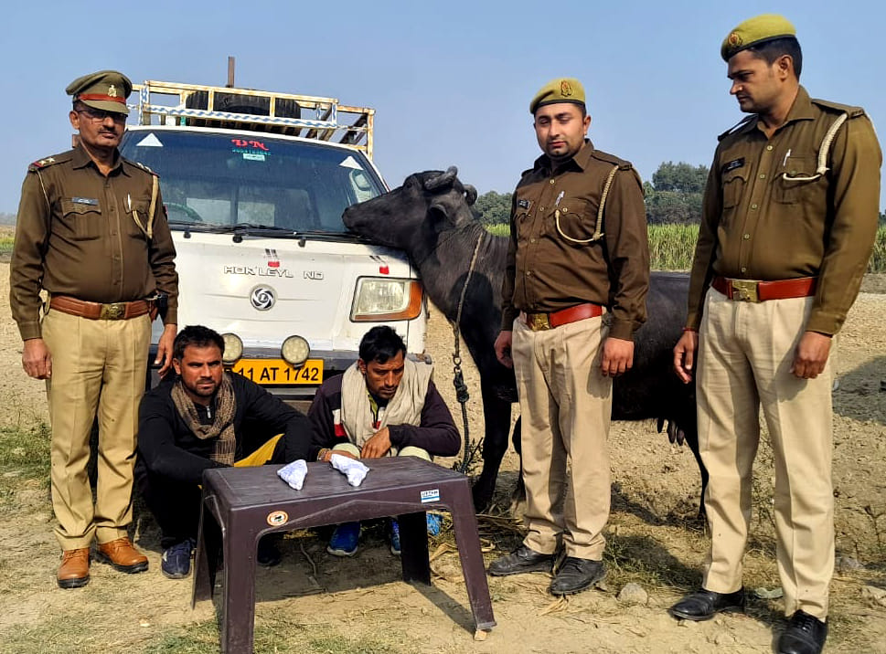 Two thieves arrested in police encounter, two absconding