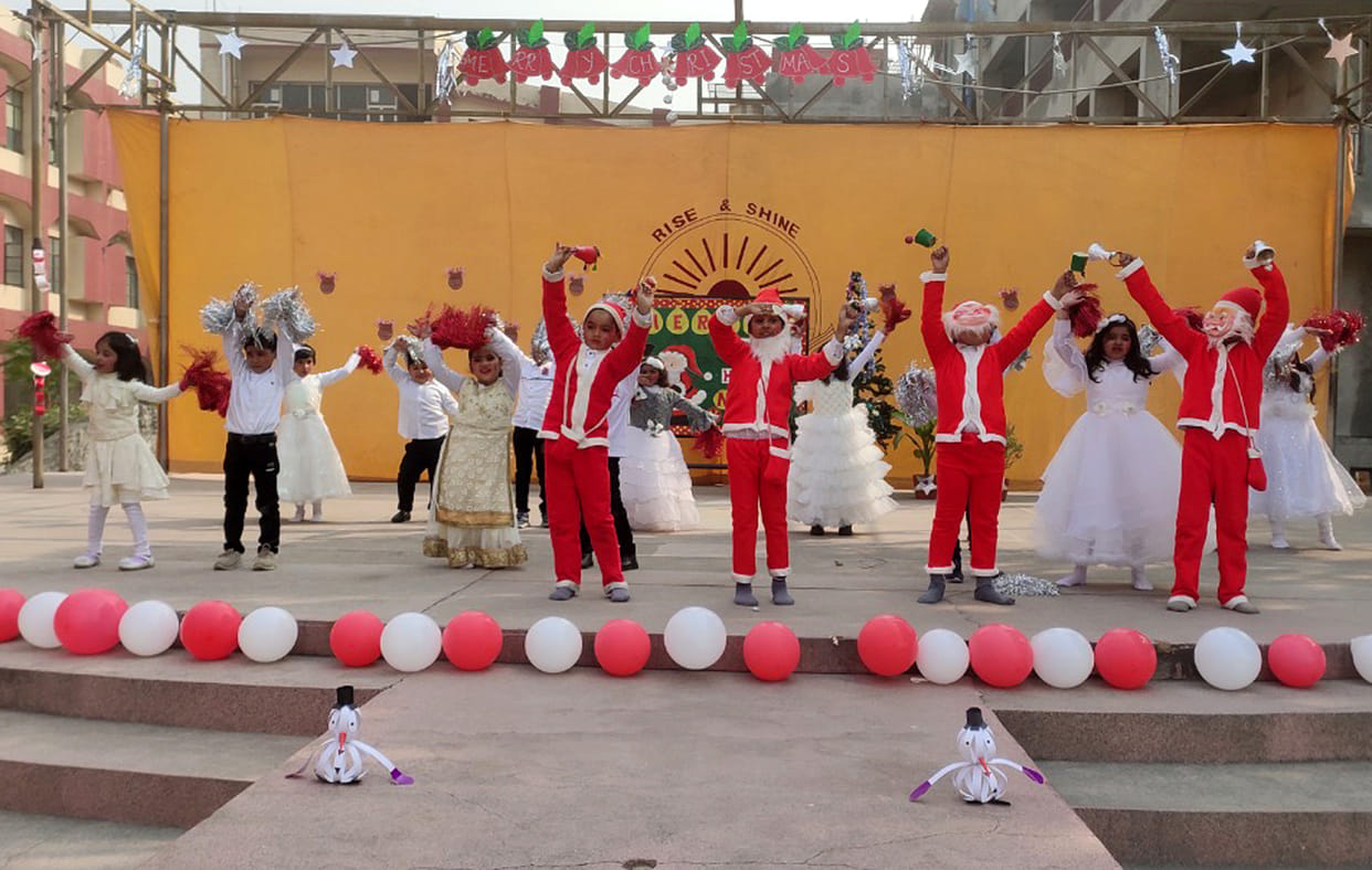 Christmas celebrated with joy in schools