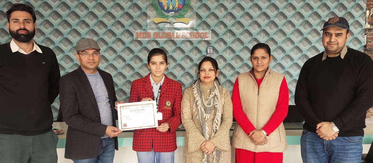 Husanpreet selected for Science Model Inspire Award