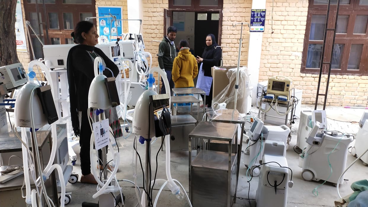 Omicron danger: ICU ward opened, testing of ventilators started