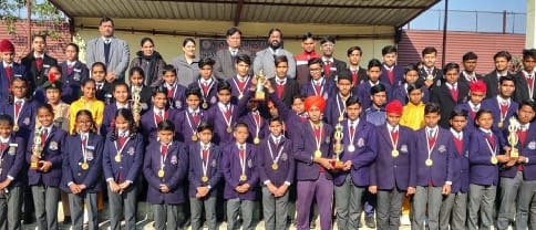 Children of Golden Flower School honored for becoming overall champion