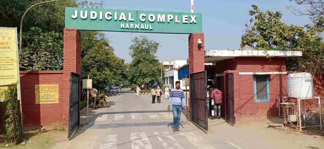 Security of Narnaul Court Complex is Rambhoose, no one gets investigated