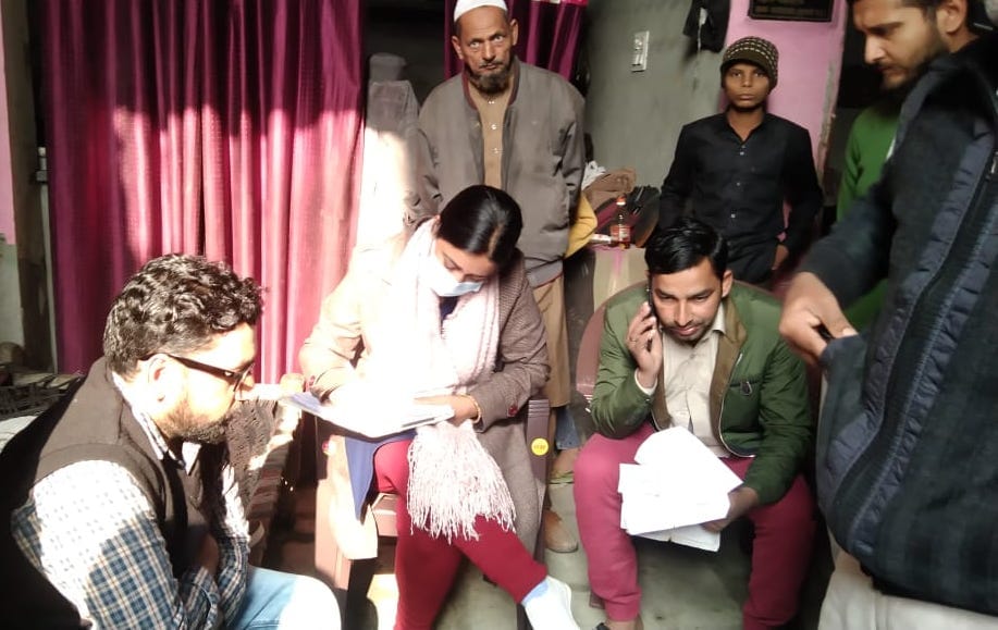 Supply inspector arrived to check ration dealer
