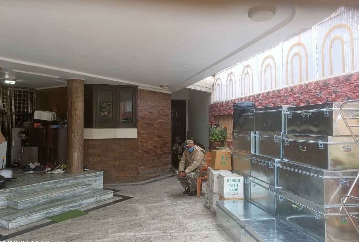 Perfume businessman Piyush Jain house has barbed wire all around night running current