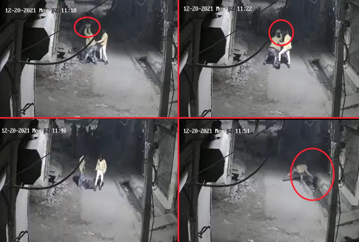 Delhi Sangam Vihar Murder man was beaten to death and another person was severely injured for resisting a robbery bid See Photos