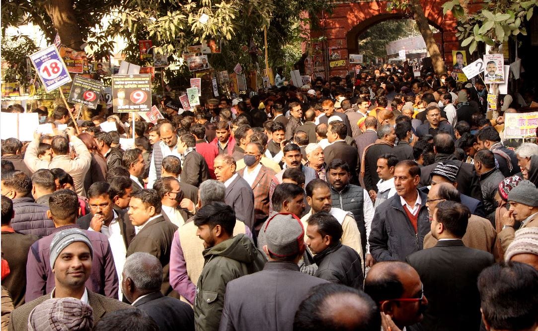 Central Bar Association election results varanasi today largest organization of advocates of Purvanchal will get new president