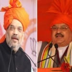 गृहमंत्री अमित शाह और भाजपा के राष्ट्रीय अध्यक्ष जेपी नड्डा।