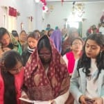 चर्च में मुख्य आराधना पर्व मनाया गया