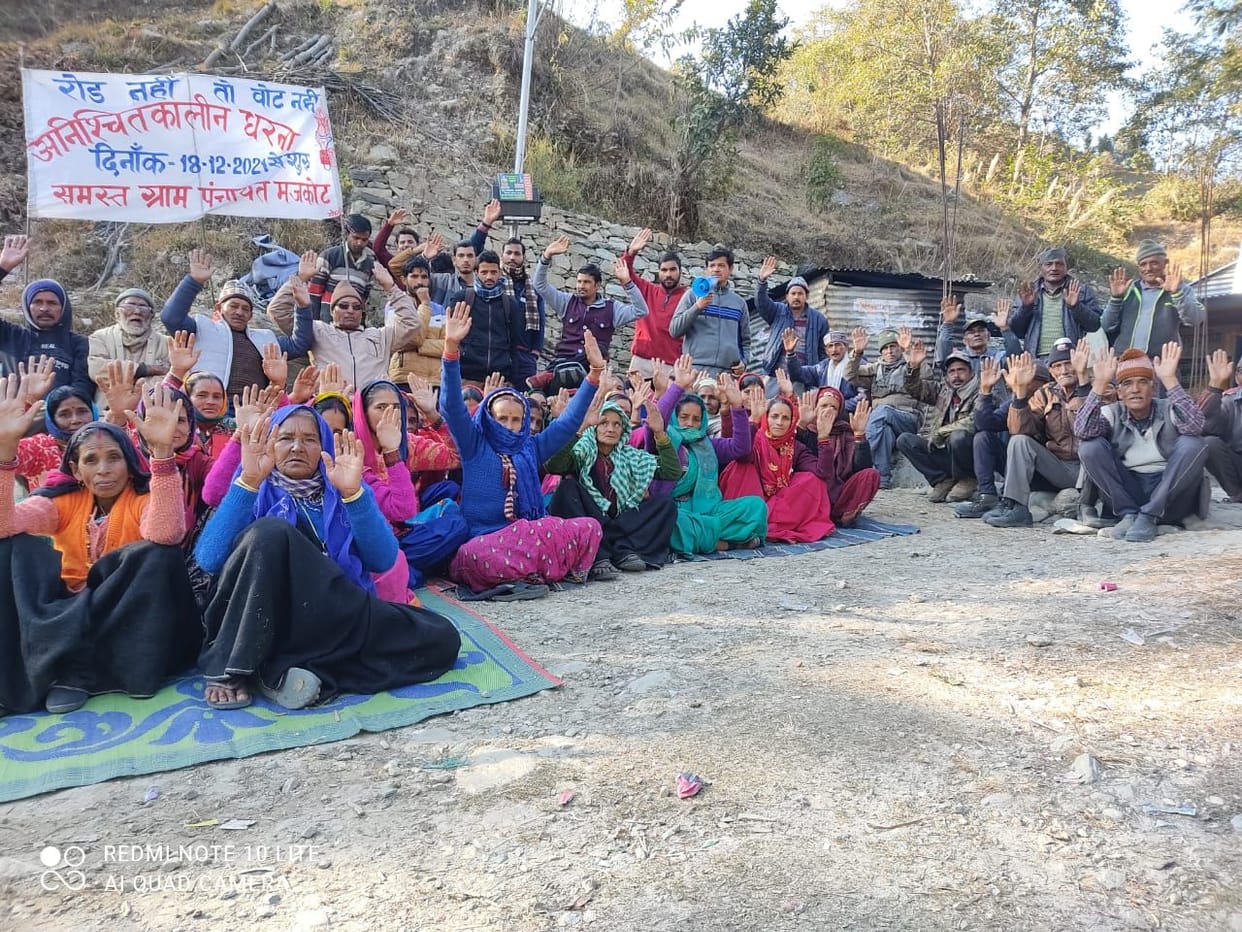 Protest Over Road