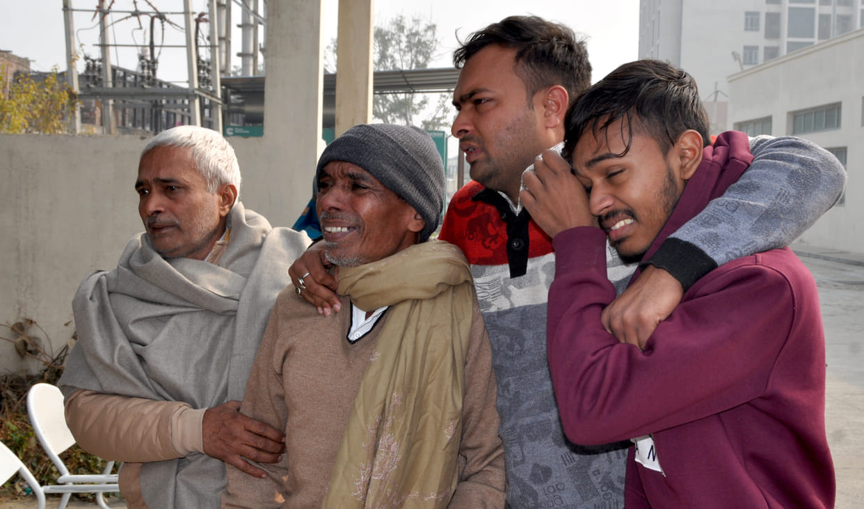 The agent committed suicide by consuming poisonous substance over the transaction of lakhs.