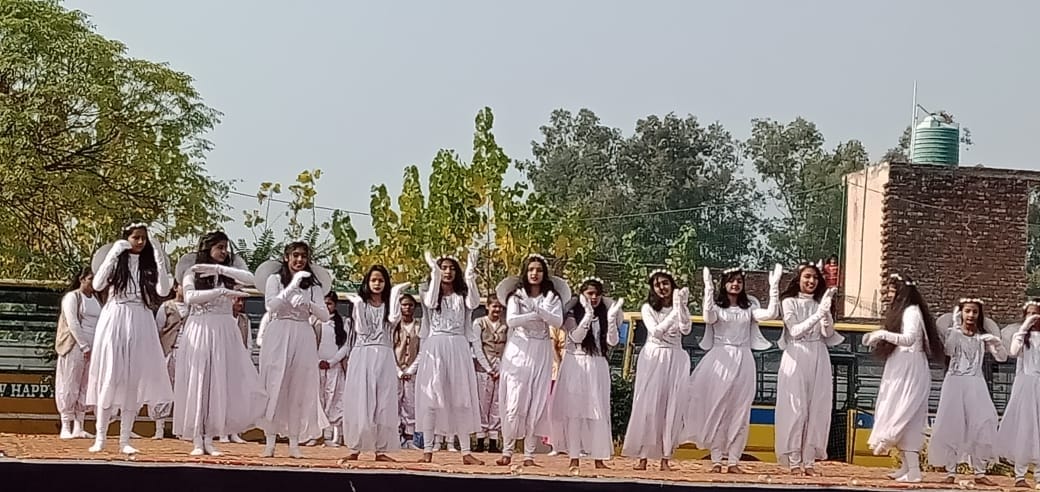 Christmas celebration in schools, enthusiasm among children, Yamunanagar