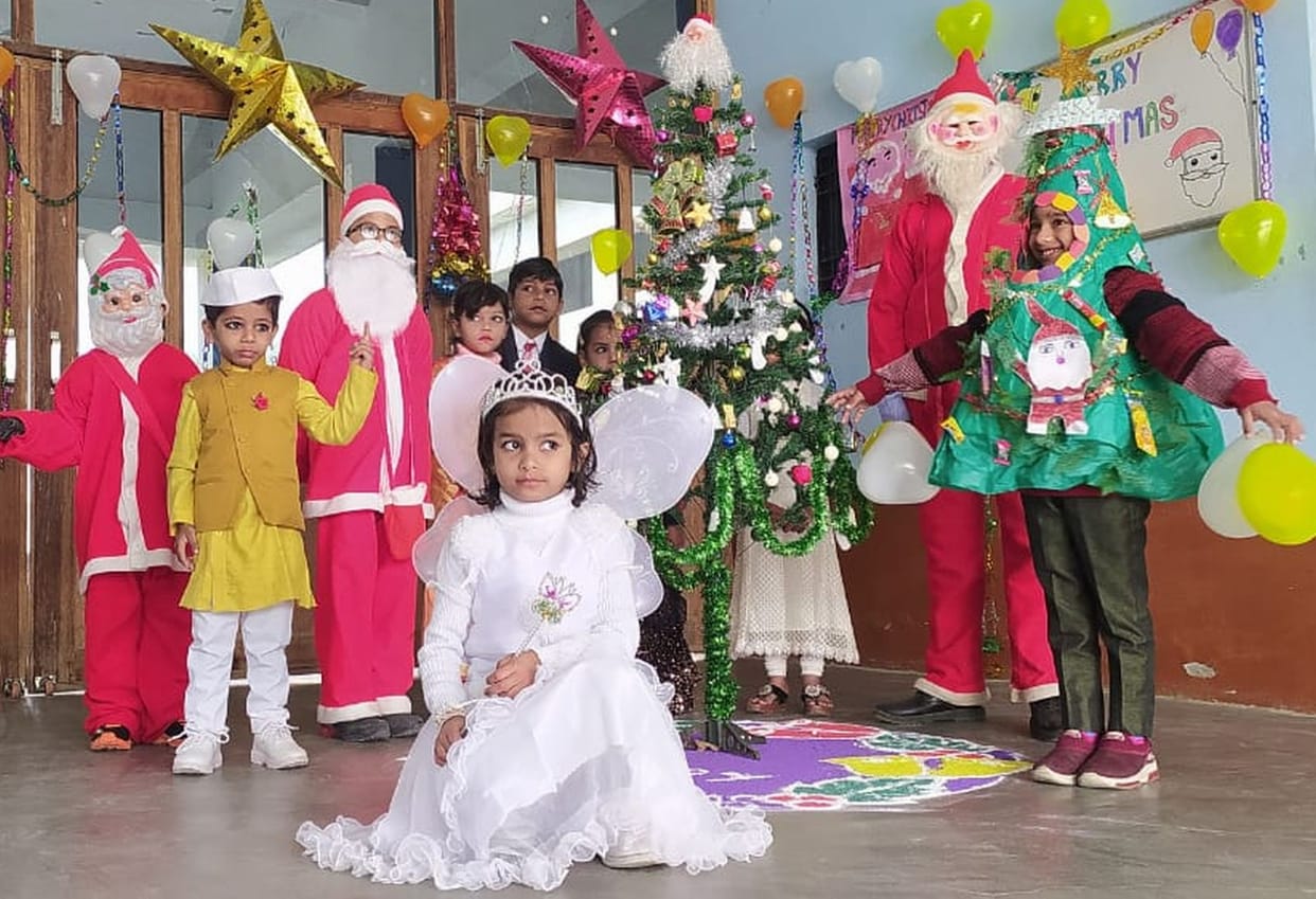Children danced, sang songs in schools