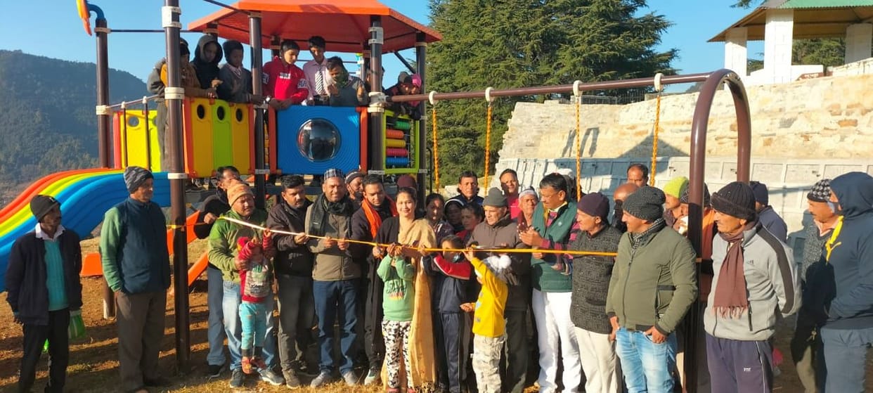 Inauguration of Children Park in Pithauragarh
