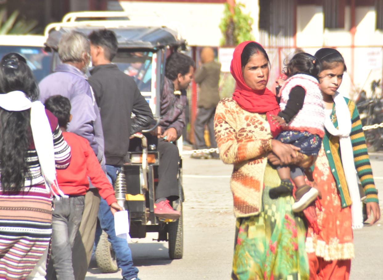 Be it hospital or market... everywhere the crowd is huge.