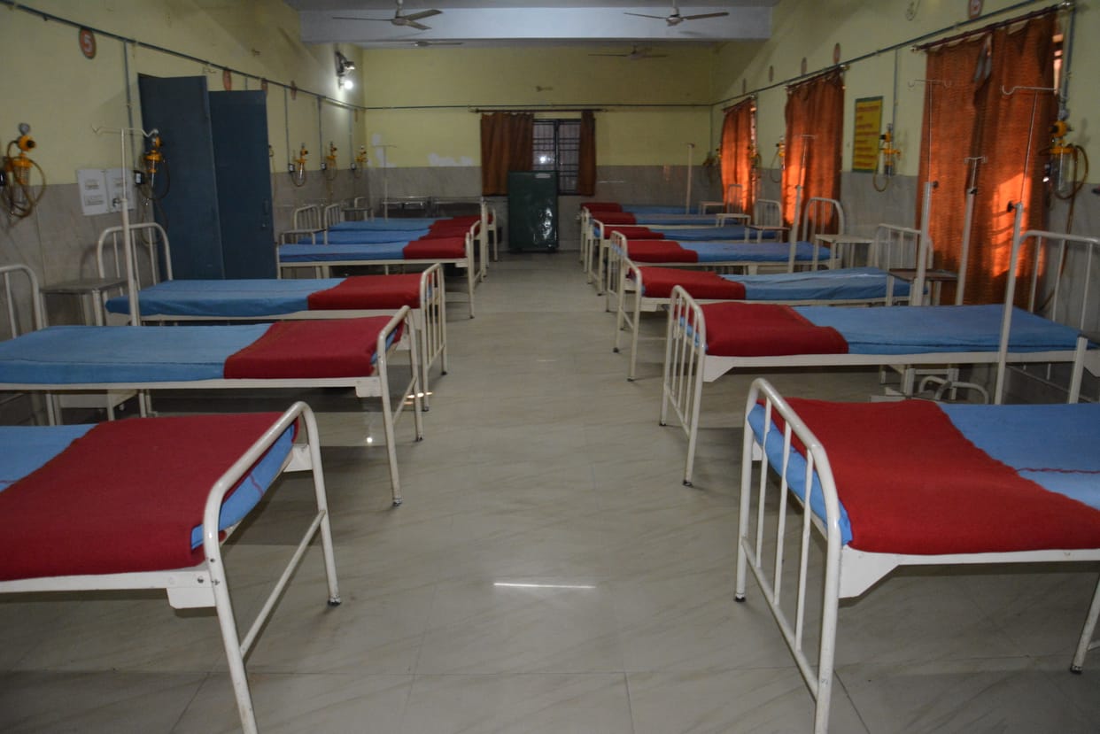 If Omicron reaches the village street, then 883 beds will fall