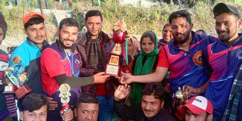 Raja Sagar Cricket Club won cricket tournament