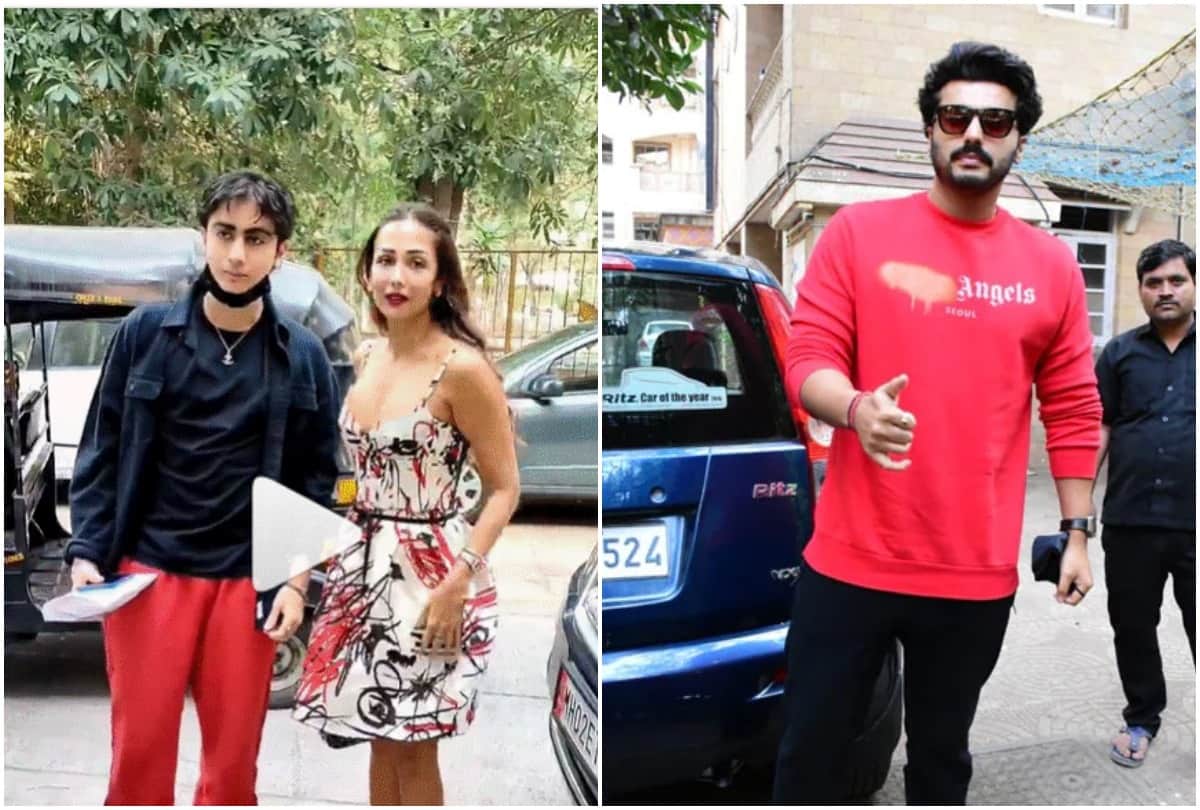 Arjun joins Malaika her son for Christmas lunch See pics