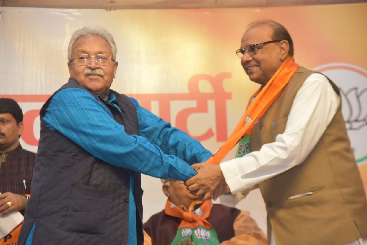 Munidev Sharma left RLD and joined BJP