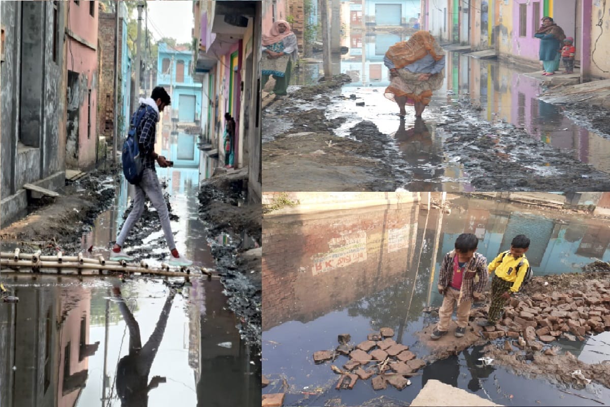 Malakpur village of Baghpat is known in the world but the villagers are troubled by the problem of water logging and see photos