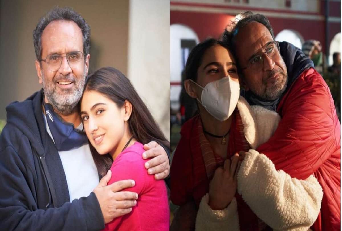 Sara Ali Khan pens thankful note for Atrangi Re director Aanand L Rai shares BTS pics